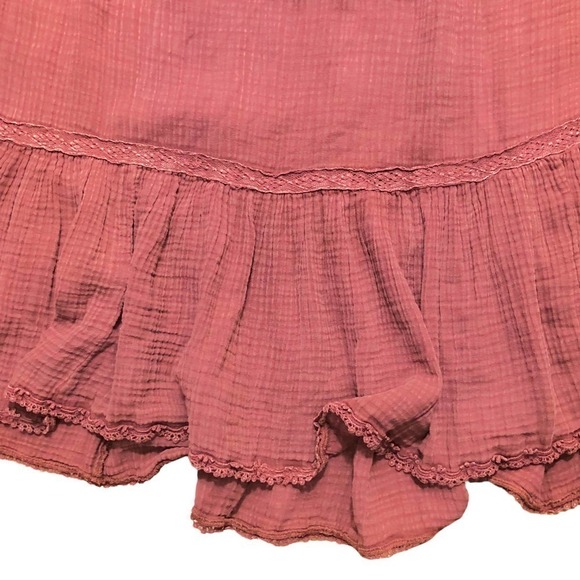 Daily Practice by Anthropologie NEW Malibu Mini Dress in Dark Auburn XS - Picture 9 of 15